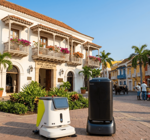 FMA realiza semana de demostración con tecnología PUDU en Cartagena